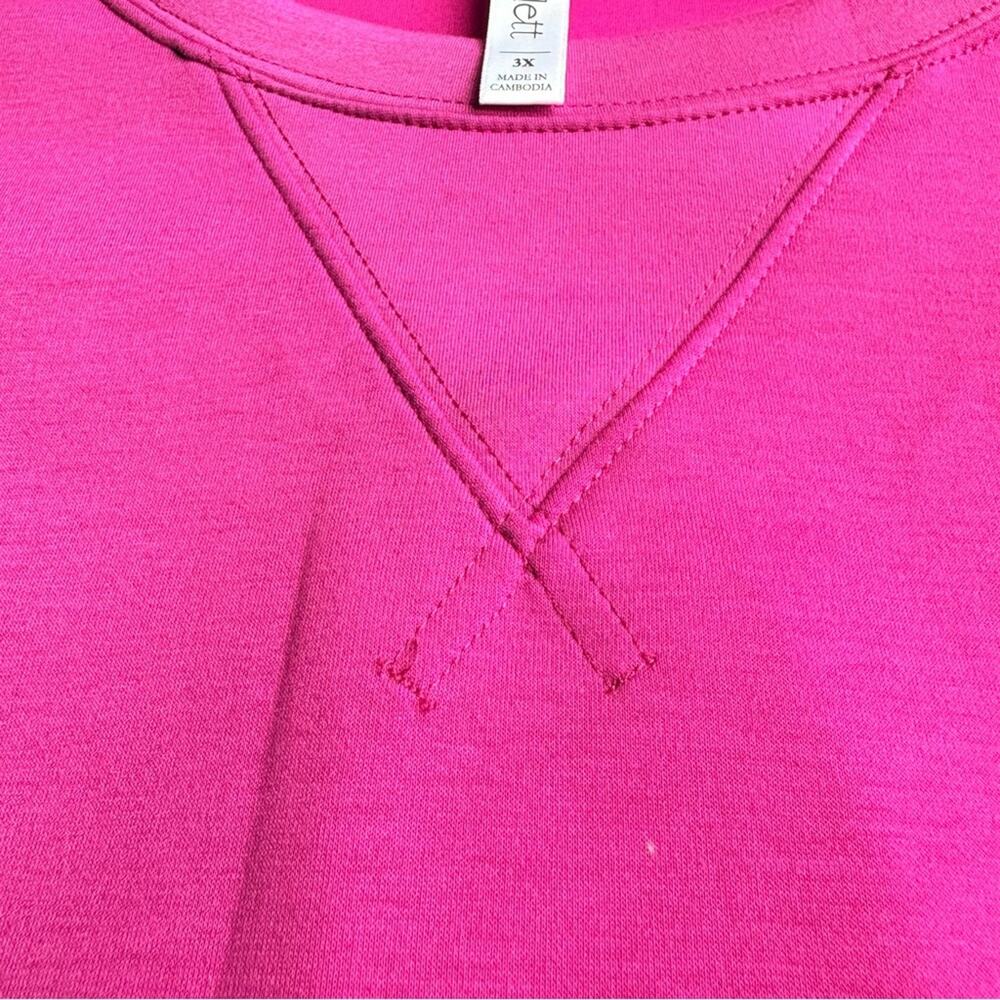 Dear Scarlett Vibrant Magenta Sweatshirt - Picture 2 of 4
